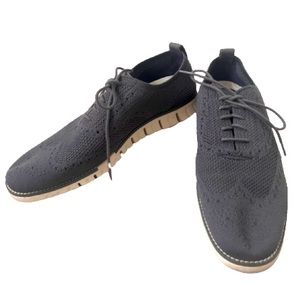 Cole Haan 2.Zerogrand Stitchlite Mens Size 9.5 M Oxford Grey Dress Shoes C27565